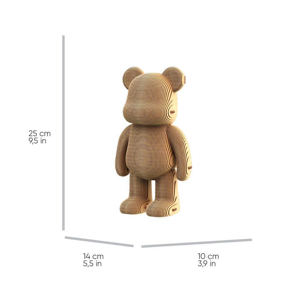 Cartonic Arty Bear 3D Model Puzzle
