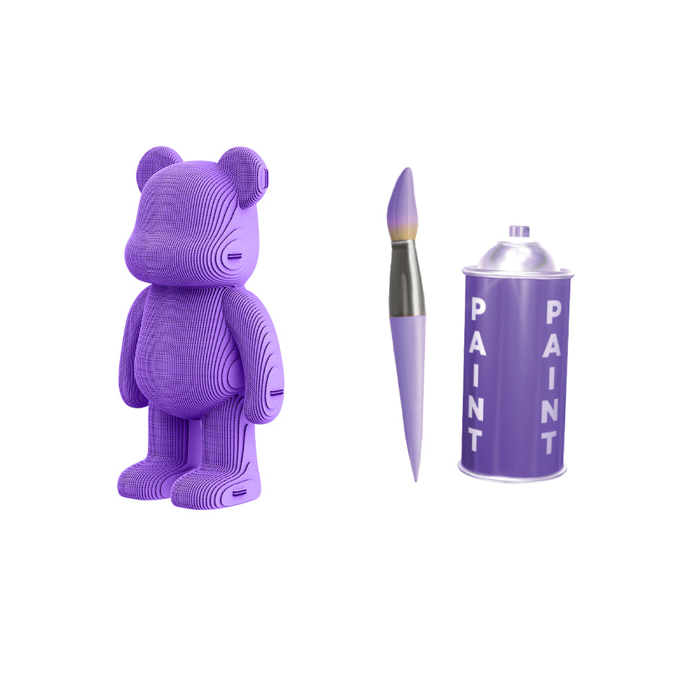 Cartonic Arty Bear 3D Model Puzzle
