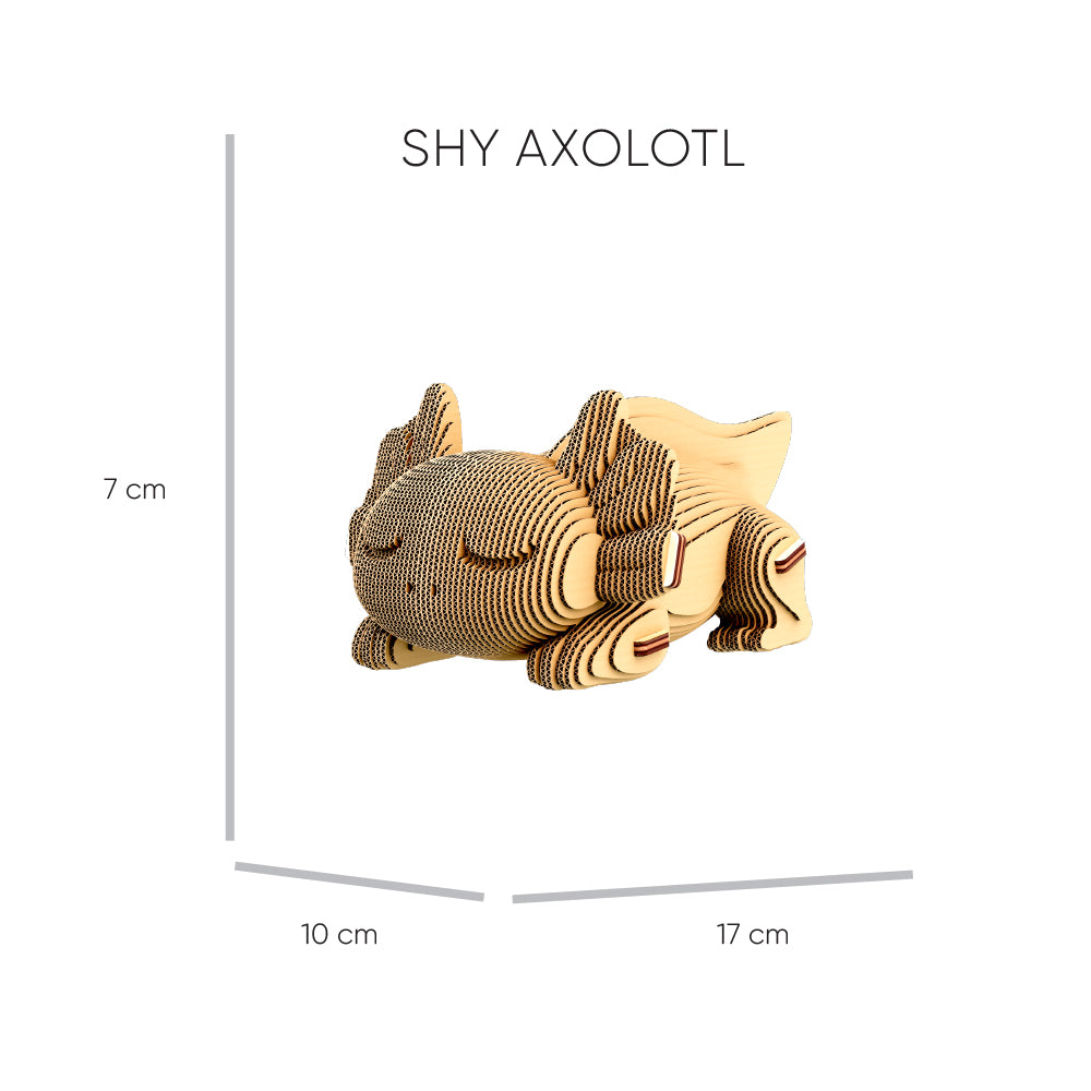 Cartonic AXOLOTLS TRIO 3D Puzzle