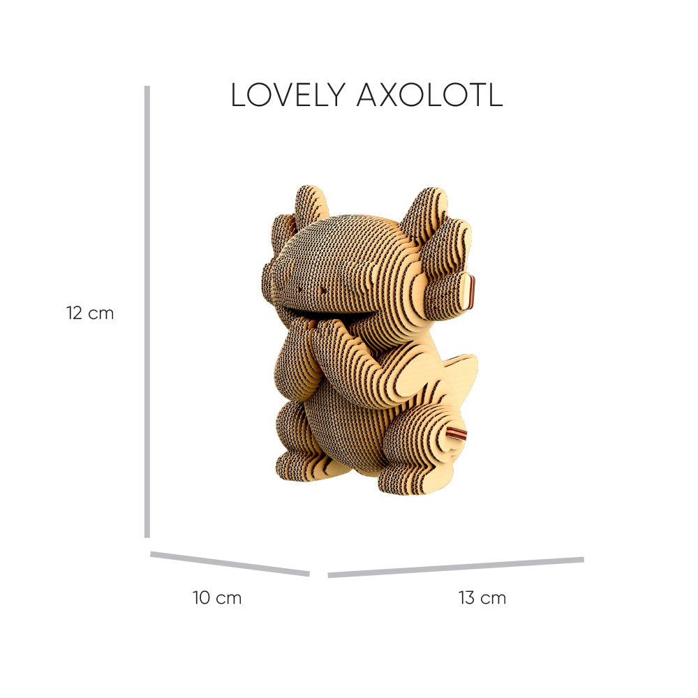 Cartonic AXOLOTLS TRIO 3D Puzzle