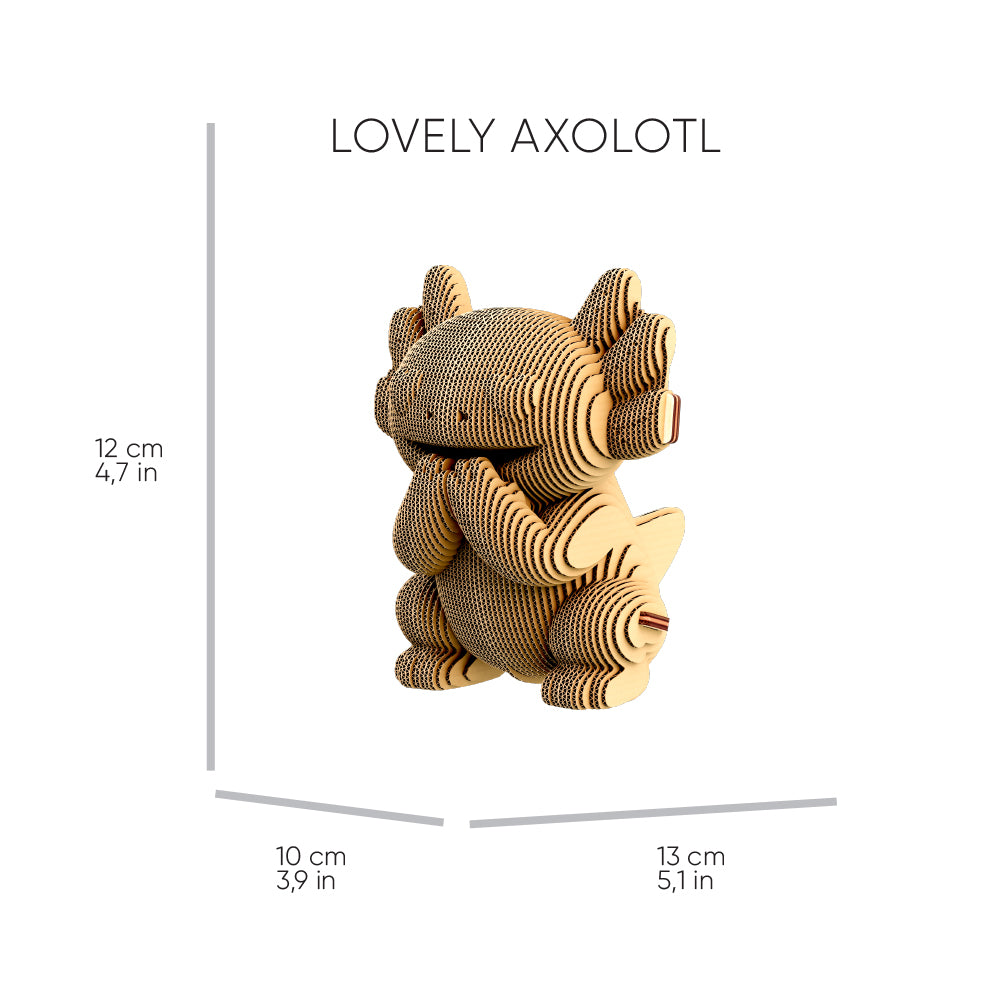 Cartonic AXOLOTLS TRIO 3D Puzzle