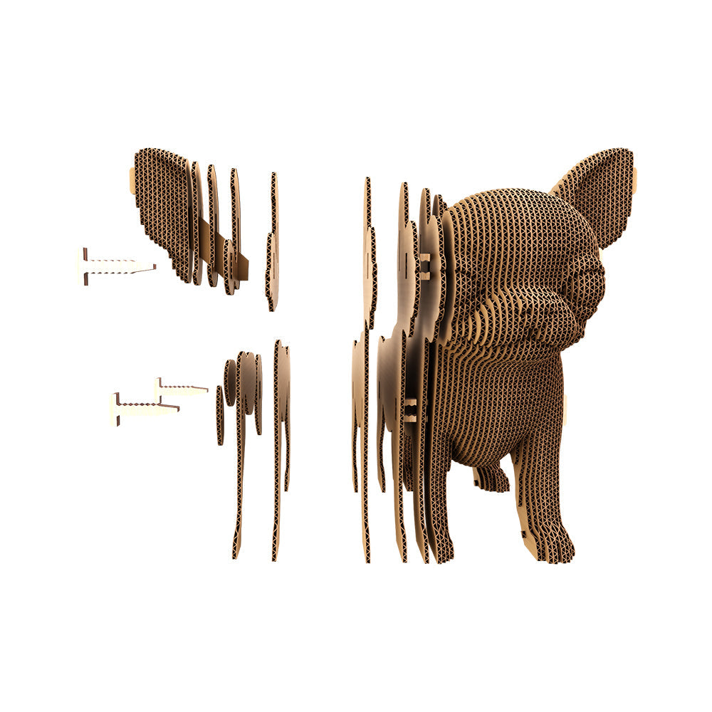 Cartonic Chihuahua Puppy 3D Model Puzzle