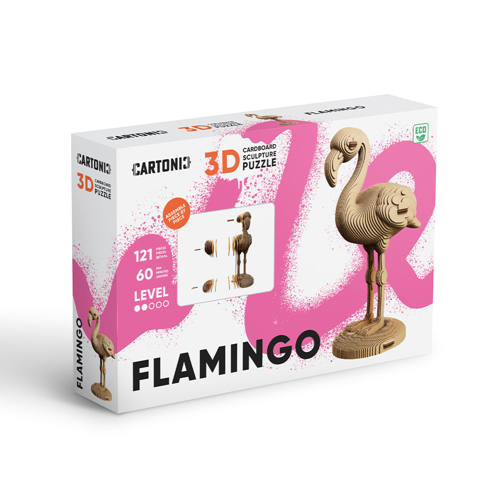 Cartonic FLAMINGO 3D Puzzle