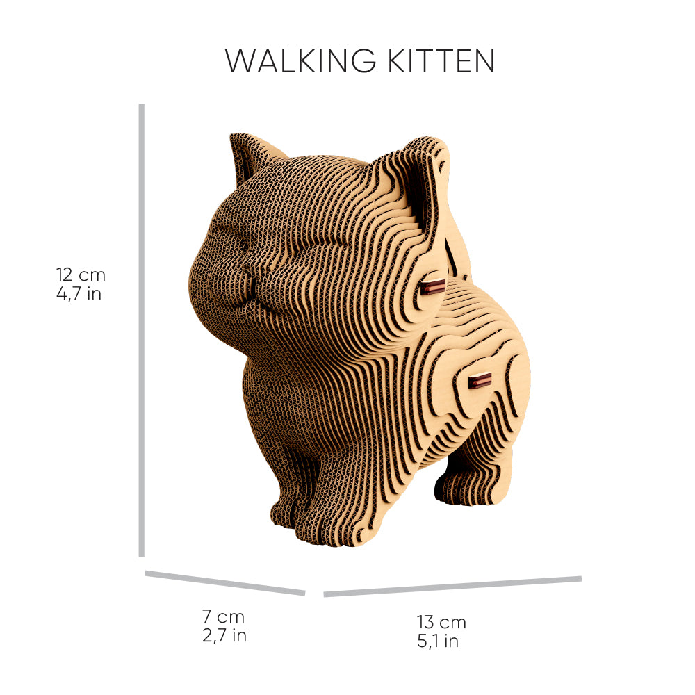 Cartonic KITTENS TRIO 3D Puzzle