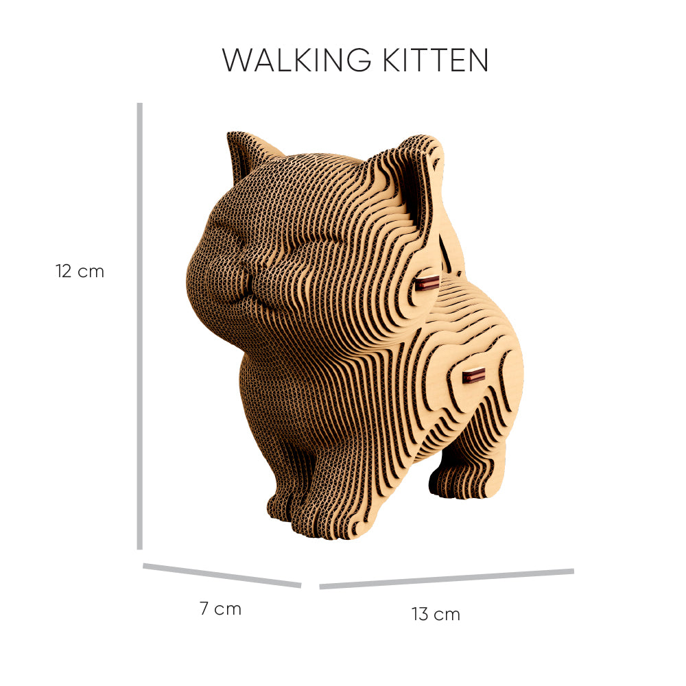 Cartonic KITTENS TRIO 3D Puzzle
