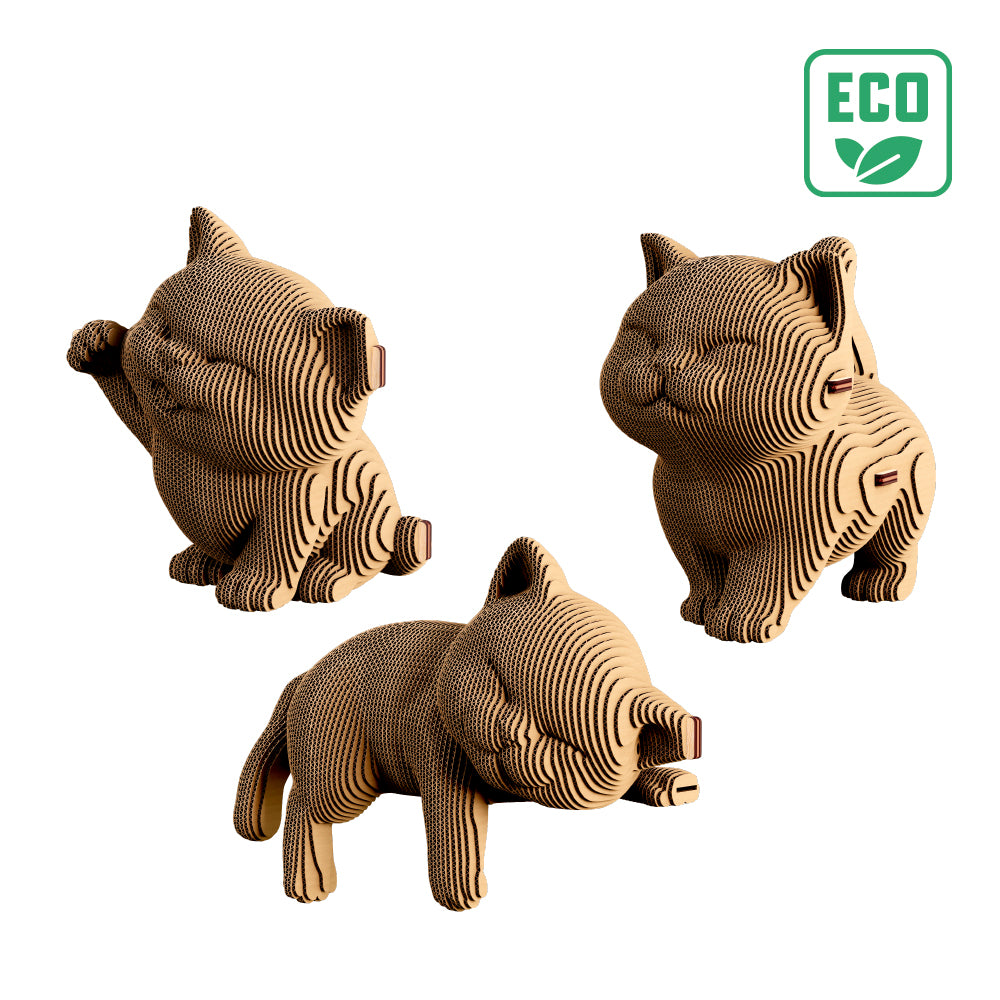 Cartonic KITTENS TRIO 3D Puzzle