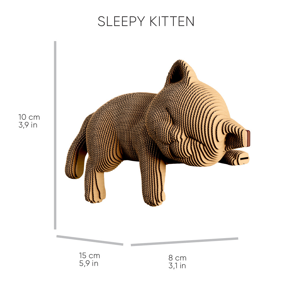 Cartonic KITTENS TRIO 3D Puzzle