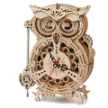 ROKR Owl Clock Mechanical 3D Model Puzzle