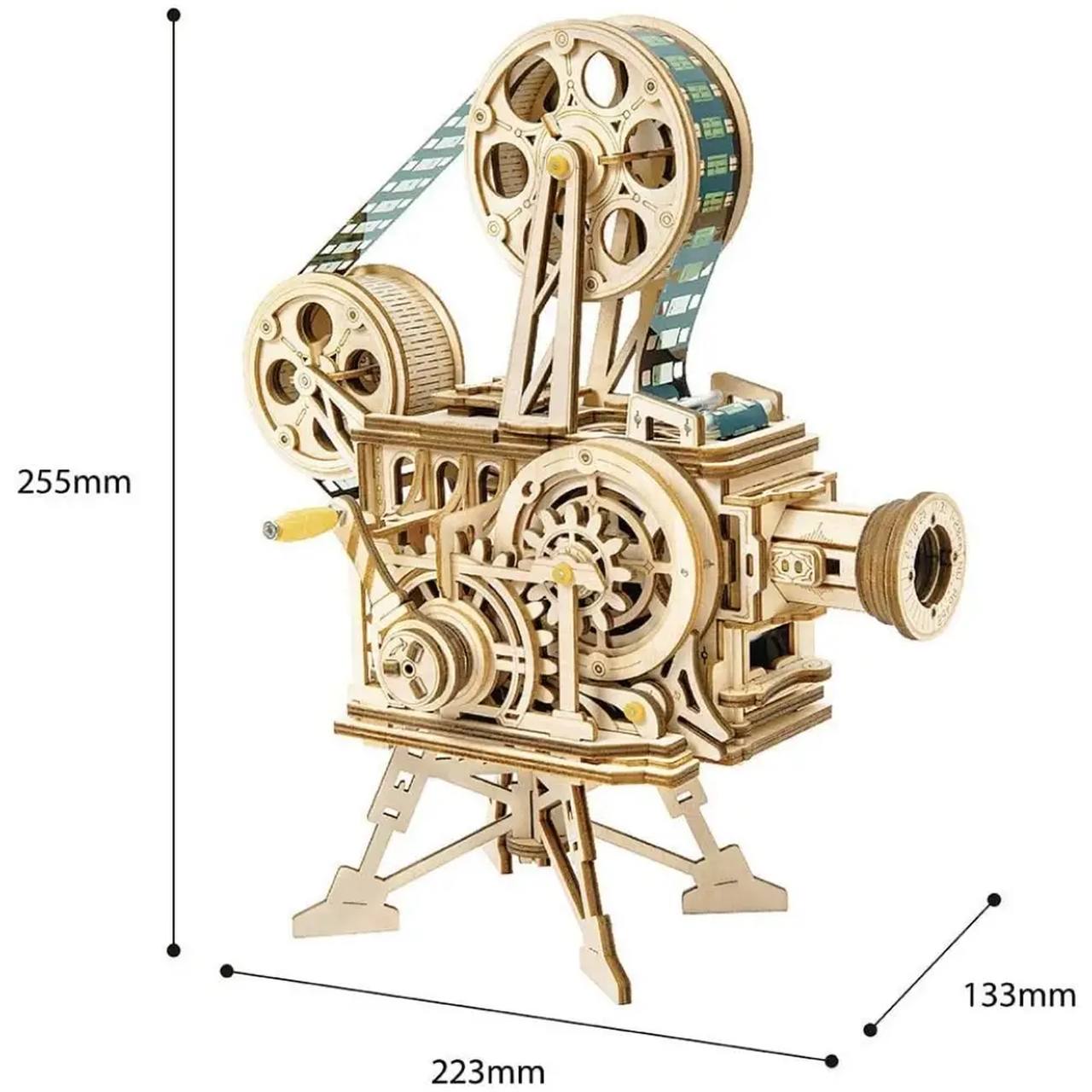 ROKR Vitascope Vintage Film Projector 3D Model Puzzle