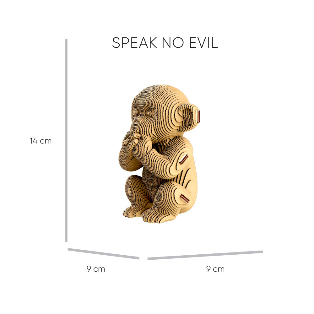 Cartonic MONKEYS TRIO 3D Puzzle