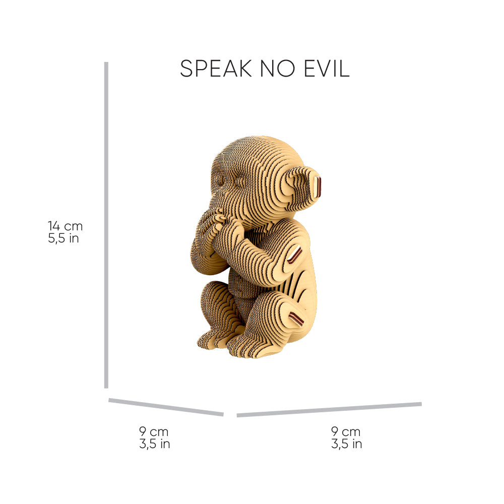 Cartonic MONKEYS TRIO 3D Puzzle