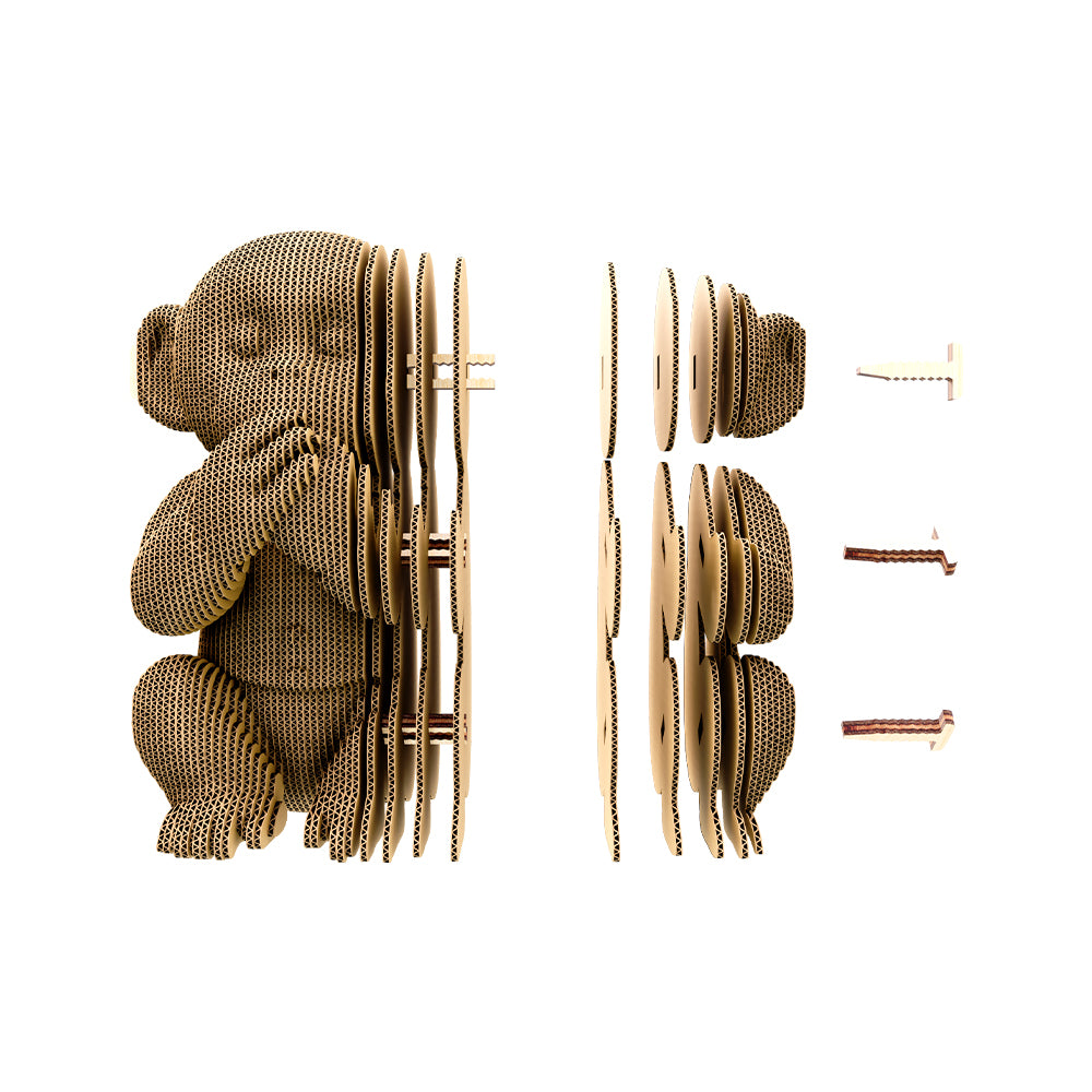 Cartonic MONKEYS TRIO 3D Puzzle