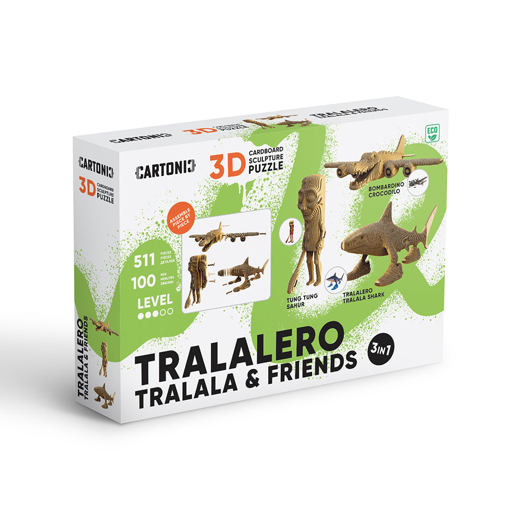 Cartonic TRALALERO TRALALA & FRIENDS 3D Puzzle