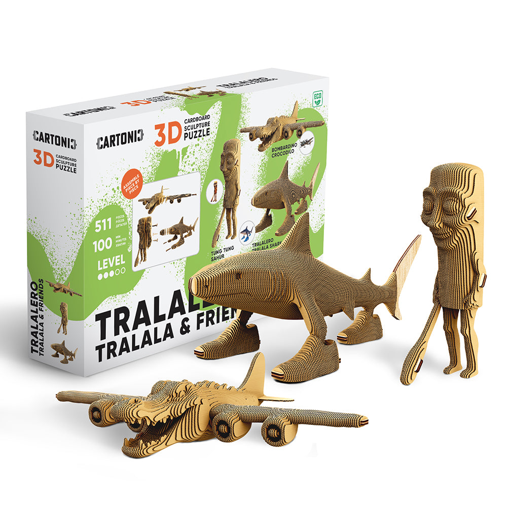 Cartonic TRALALERO TRALALA & FRIENDS 3D Puzzle